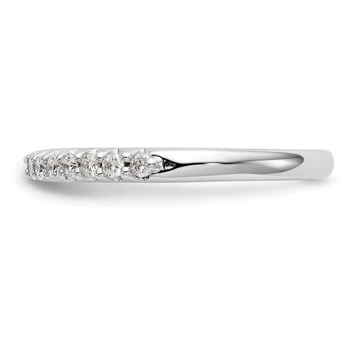 Buy Stylish 14K White Gold Wedding Band Set with 1/4 Carat Diamonds-3