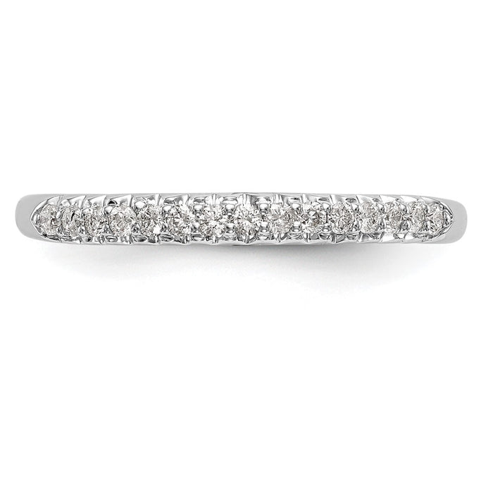 Buy Stylish 14K White Gold Wedding Band Set - 1/6 Carat Diamond Value!-4
