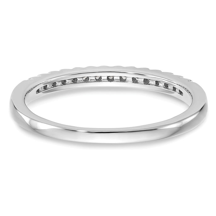Buy Stylish 14K White Gold Wedding Band Set - 1/6 Carat Diamond Value!-5