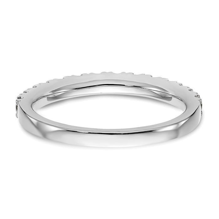 High-Quality 14K White Gold 3/8 Carat Diamond Bridal Ring - Stylish Value!-5