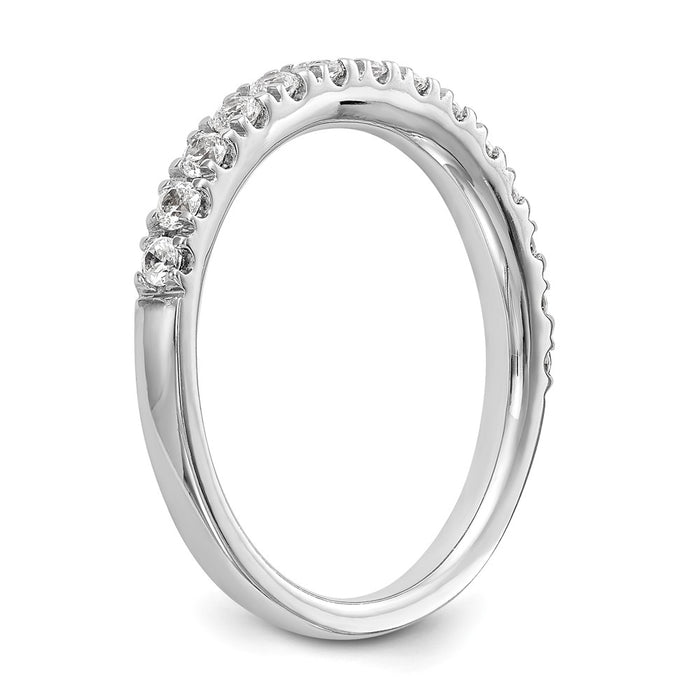 High-Quality 14K White Gold 3/8 Carat Diamond Bridal Ring - Stylish Value!-6