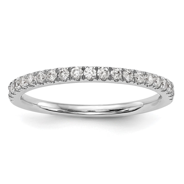 Buy 14K White Gold 1/3 Carat Diamond Wedding Band Set - Stylish & Affordable!-1