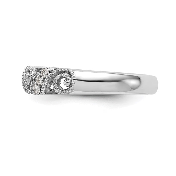 Buy Exclusive 14K White Gold Wedding Band Set - 1/8 Carat Diamond, Stylish Value-3