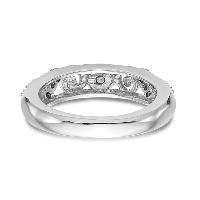 Buy Exclusive 14K White Gold Wedding Band Set - 1/8 Carat Diamond, Stylish Value-5