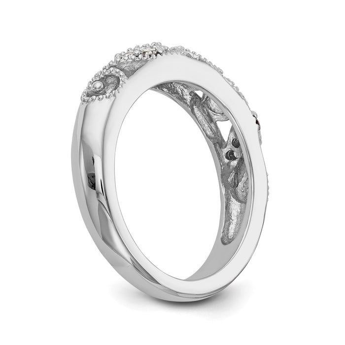 Buy Exclusive 14K White Gold Wedding Band Set - 1/8 Carat Diamond, Stylish Value-6