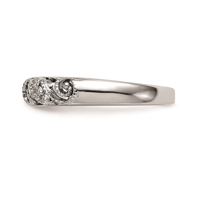 High-Quality 14K White Gold Peg-Set Engagement Ring Setting | Stylish & Affordable-3