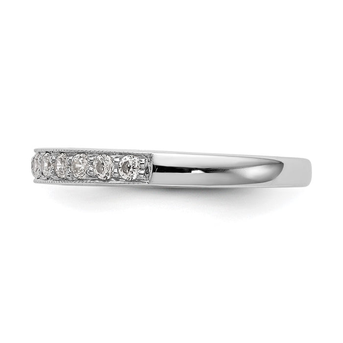 Exclusive 14K White Gold 1/3 Carat Diamond Wedding Band - Stylish Complete Set-3