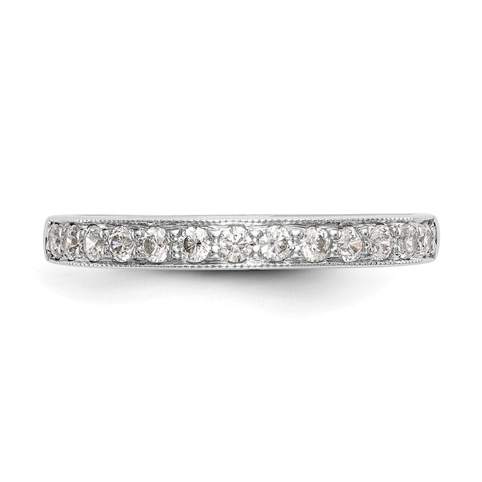 Exclusive 14K White Gold 1/3 Carat Diamond Wedding Band - Stylish Complete Set-4