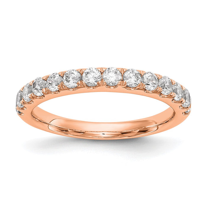 Buy Exclusive 14K Rose Gold Wedding Band with VS Quality Diamonds - Stylish Value!-1