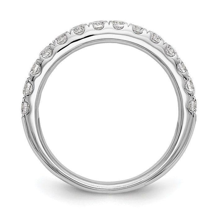 Buy Stylish 14K White Gold Diamond Wedding Band Set - 3/4 Carat Value-2