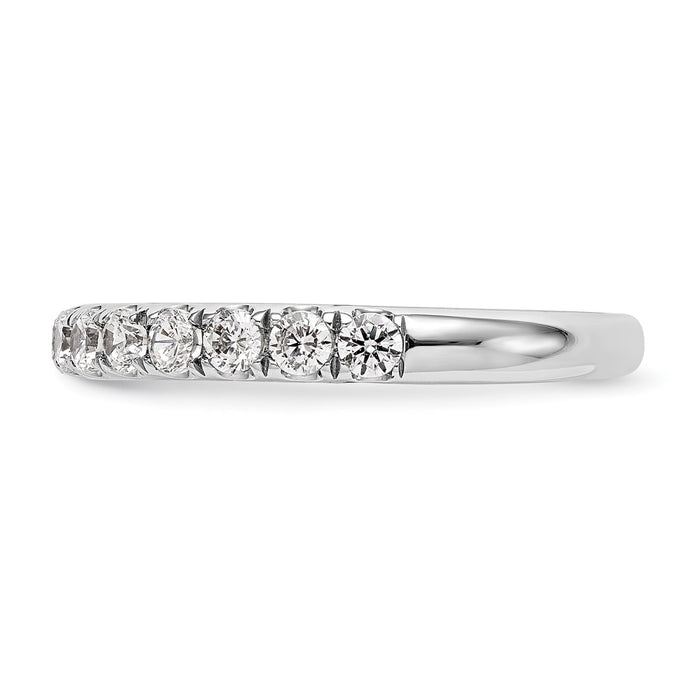 Buy Stylish 14K White Gold Diamond Wedding Band Set - 3/4 Carat Value-3