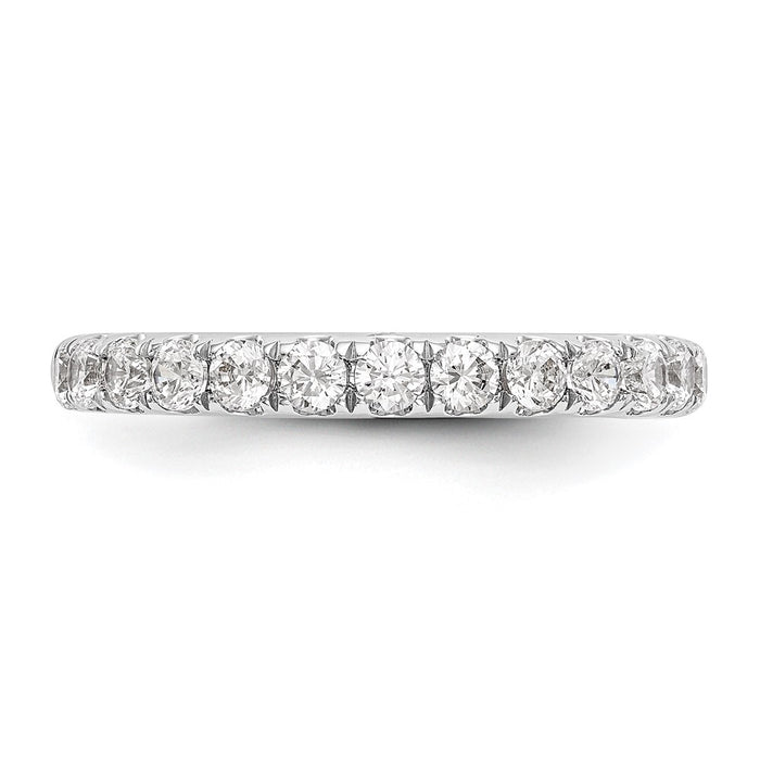 Buy Stylish 14K White Gold Diamond Wedding Band Set - 3/4 Carat Value-4