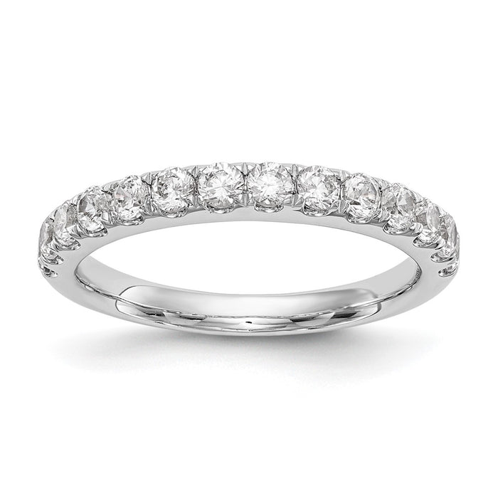 Buy Stylish 14K White Gold Diamond Wedding Band Set - 3/4 Carat Value-1