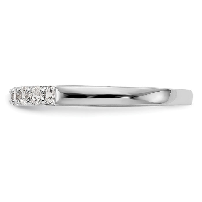 Buy Exclusive 14K White Gold 1/2 Carat Diamond Eternity Wedding Band - Luxury Style-3