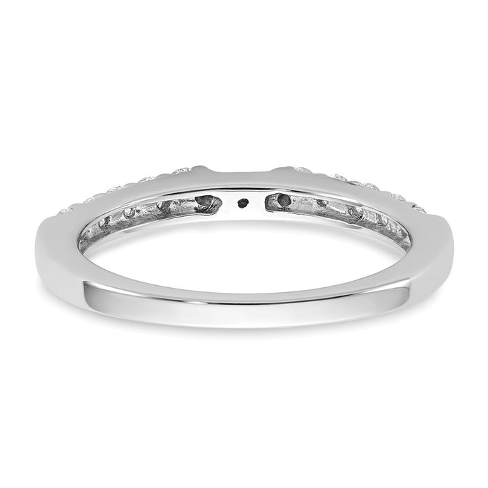 Buy 14K White Gold 1/2 Carat Diamond Semi-Mount Engagement Ring - Stylish Value!-5