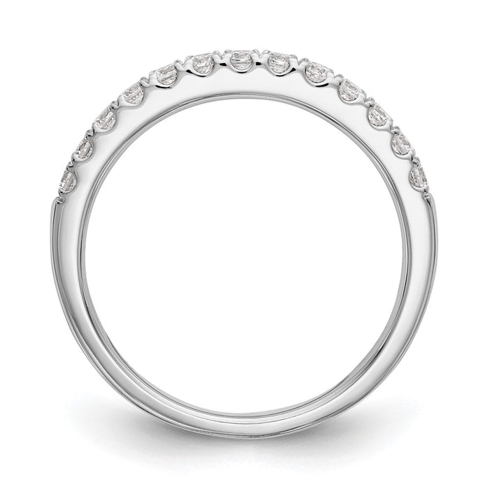 Exclusive 14K White Gold 1/3 Carat Diamond Wedding Band Set - Stylish Value!-2