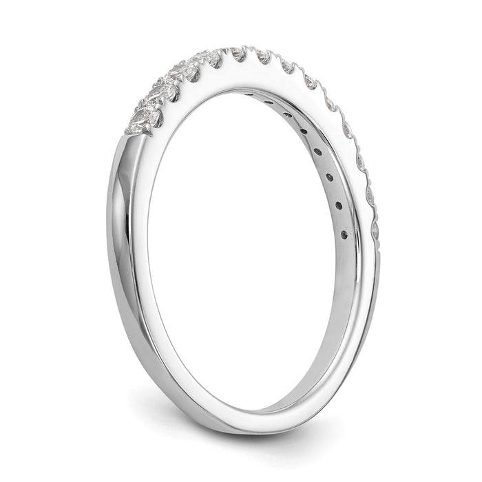 Exclusive 14K White Gold 1/3 Carat Diamond Wedding Band Set - Stylish Value!-6