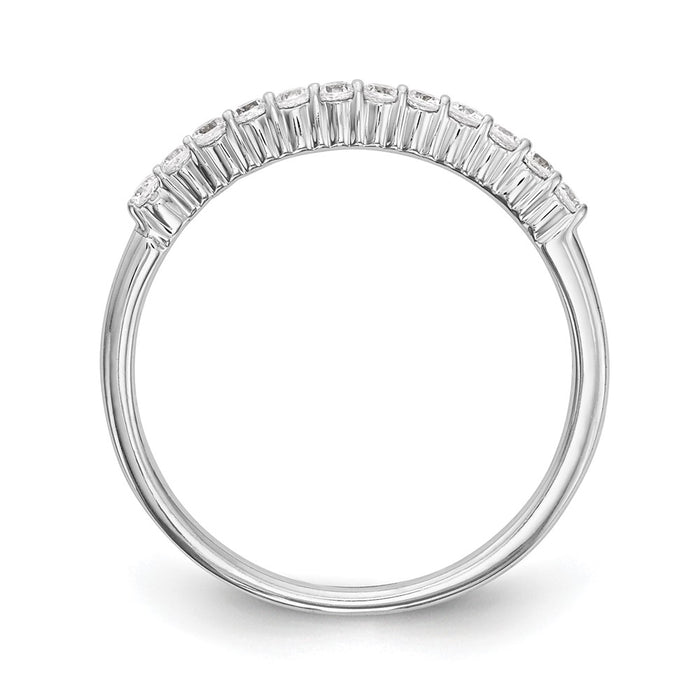 Buy Exclusive 14K White Gold Diamond Eternity Wedding Band, 1/4 Carat Value-2