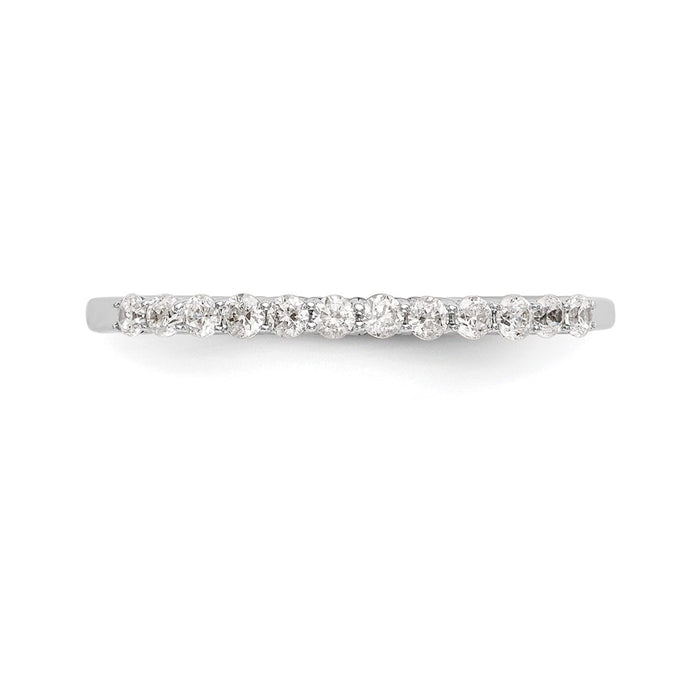 Buy Exclusive 14K White Gold Diamond Eternity Wedding Band, 1/4 Carat Value-4