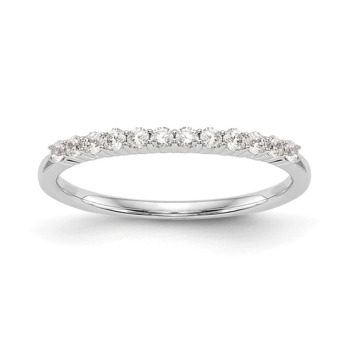 Buy Exclusive 14K White Gold Diamond Eternity Wedding Band, 1/4 Carat Value-1