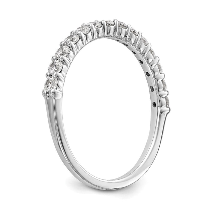 Exclusive 14K White Gold 1/2 Carat Diamond Wedding Band Set - Stylish Value-6