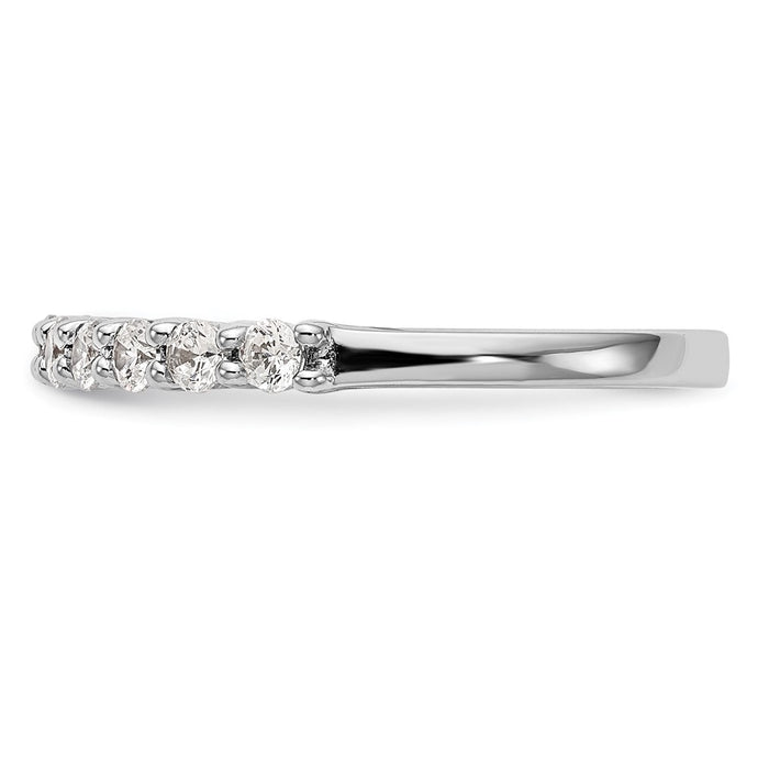 Buy Stylish 14k White Gold 5/8 Carat Diamond Eternity Wedding Band - Luxury Value!-3