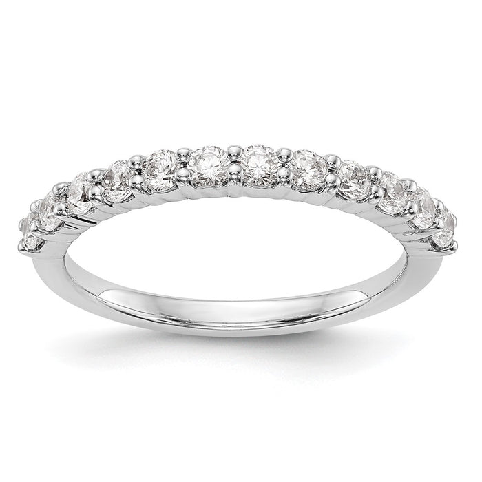 Buy Stylish 14k White Gold 5/8 Carat Diamond Eternity Wedding Band - Luxury Value!-1