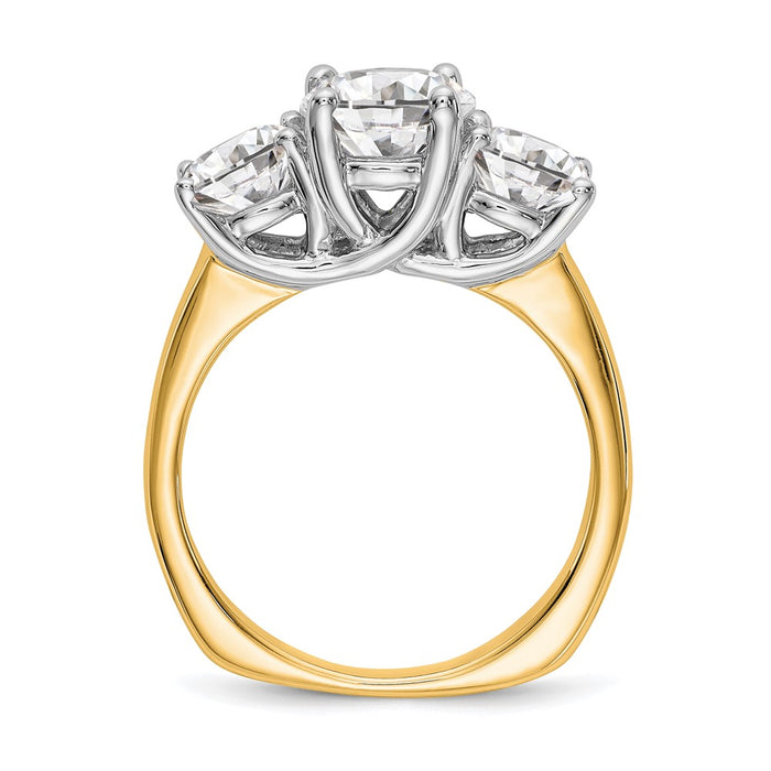 Buy Designer 14K Two-Tone Engagement Ring Setting | 1 Carat, Stylish Value!-2
