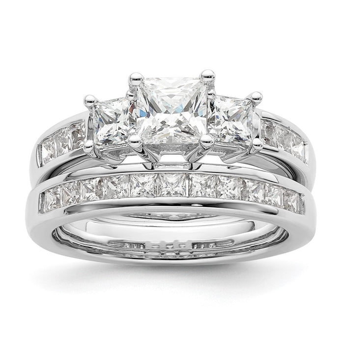 Buy Stylish 14K White Gold Semi-Mount Engagement Ring - Holds 3/4 Carat-7