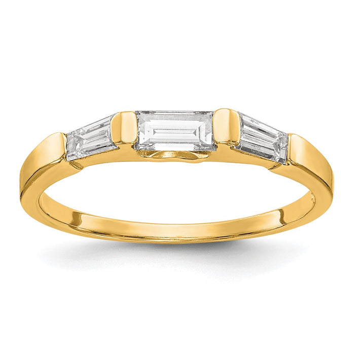 High-Quality 14K Gold Diamond Wedding Ring - Stylish and Affordable Elegance-1