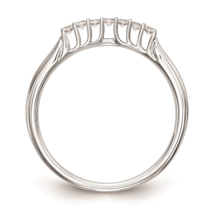 High-quality 14K White Gold Wedding Band Setting - Stylish & Affordable Choice-2