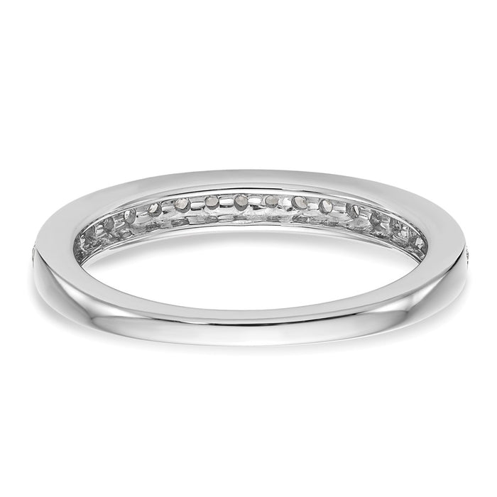 Buy Stylish 14K White Gold Wedding Band Set, 1/3 Carat Diamond - Luxury Value-5