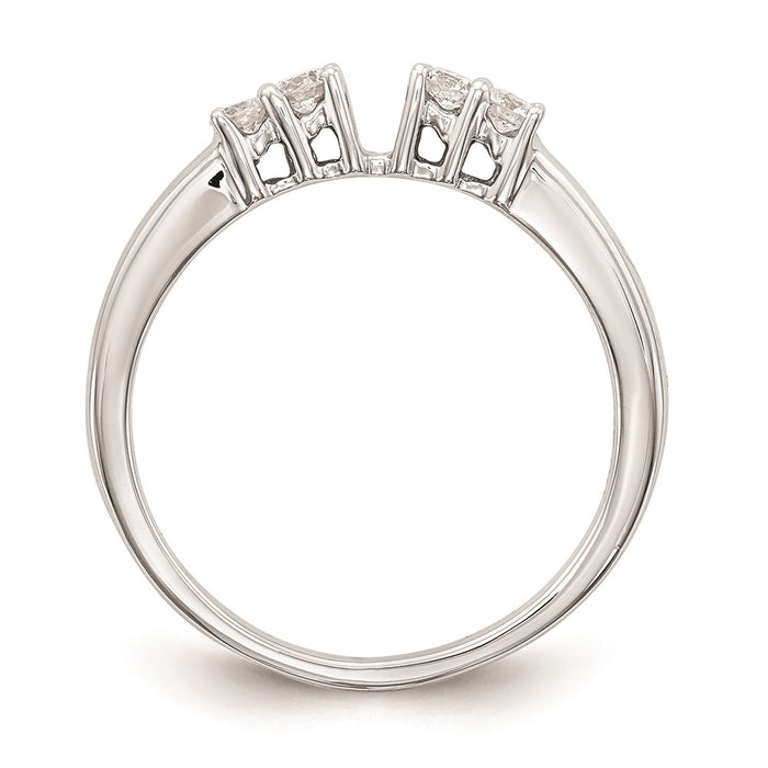 Buy Exclusive 14K White Gold 5-Stone Engagement Ring Mounting - Stylish & Affordable!-2