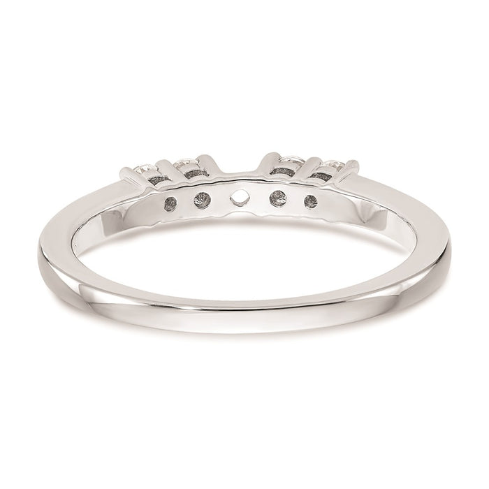 Buy Exclusive 14K White Gold 5-Stone Engagement Ring Mounting - Stylish & Affordable!-5