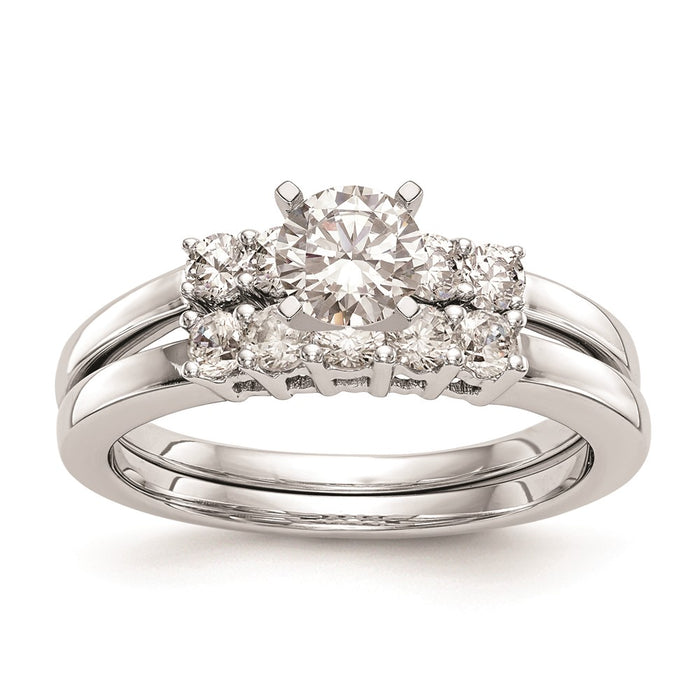 Buy Exclusive 14K White Gold 5-Stone Engagement Ring Mounting - Stylish & Affordable!-7