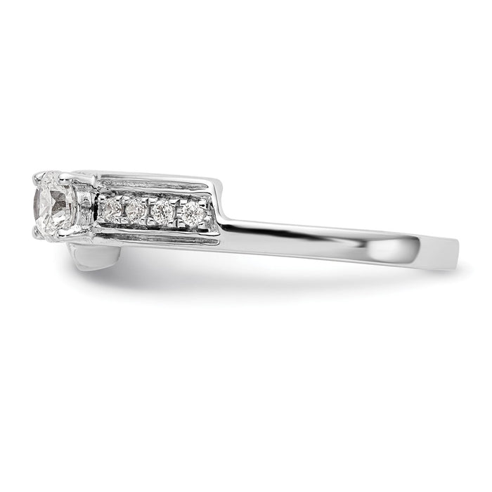 Buy Exclusive 14K White Gold 1/2 Carat Diamond Full Wrap Ring - Stylish Value!-3