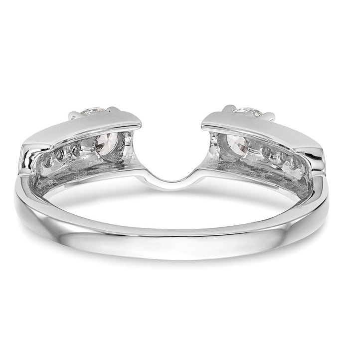 Buy Exclusive 14K White Gold 1/2 Carat Diamond Full Wrap Ring - Stylish Value!-5