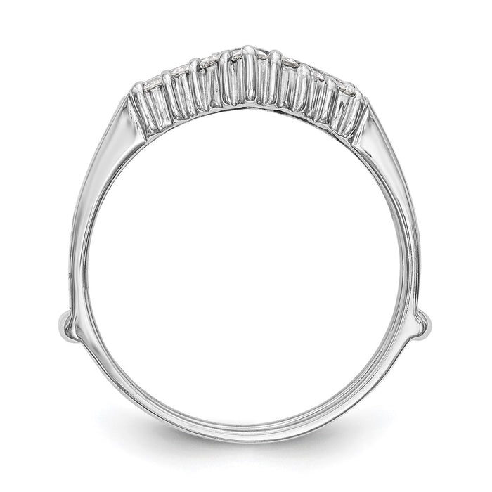 Buy Stylish 14K White Gold Diamond Ring Guard | 1/3 Carat Total Weight-2