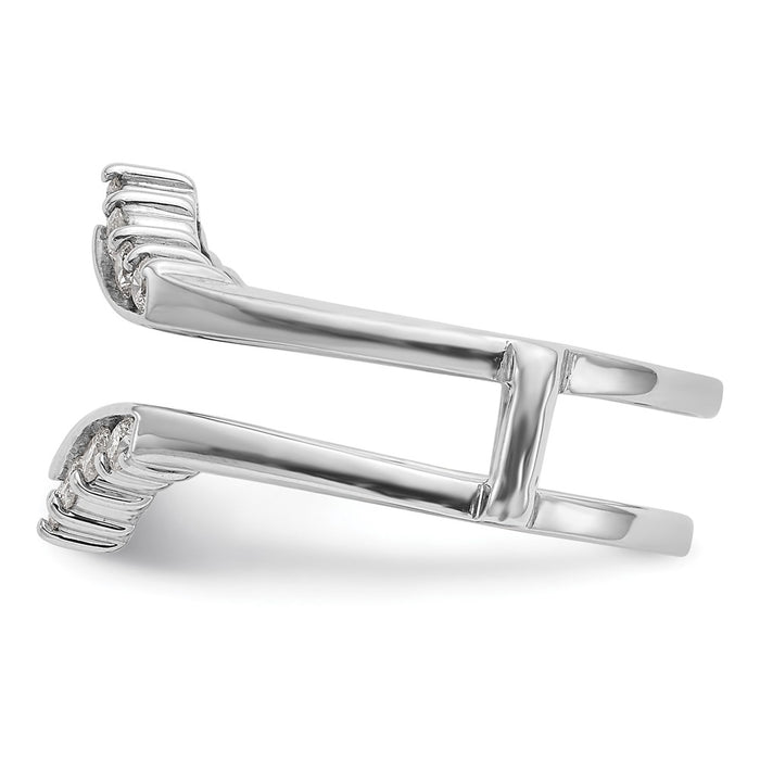 Buy Stylish 14K White Gold Diamond Ring Guard | 1/3 Carat Total Weight-3