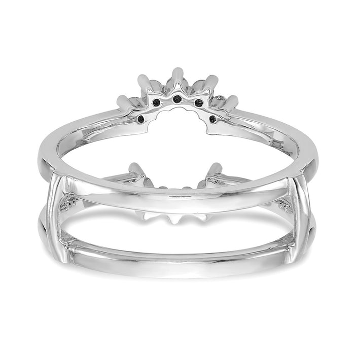 Buy 14K White Gold Diamond Ring Guard, 1/5 Carat Total Weight - Luxury Style!-5