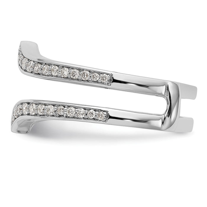 Buy Exclusive 14K White Gold Diamond Ring Guard - 1/3 Carat Total Weight-3