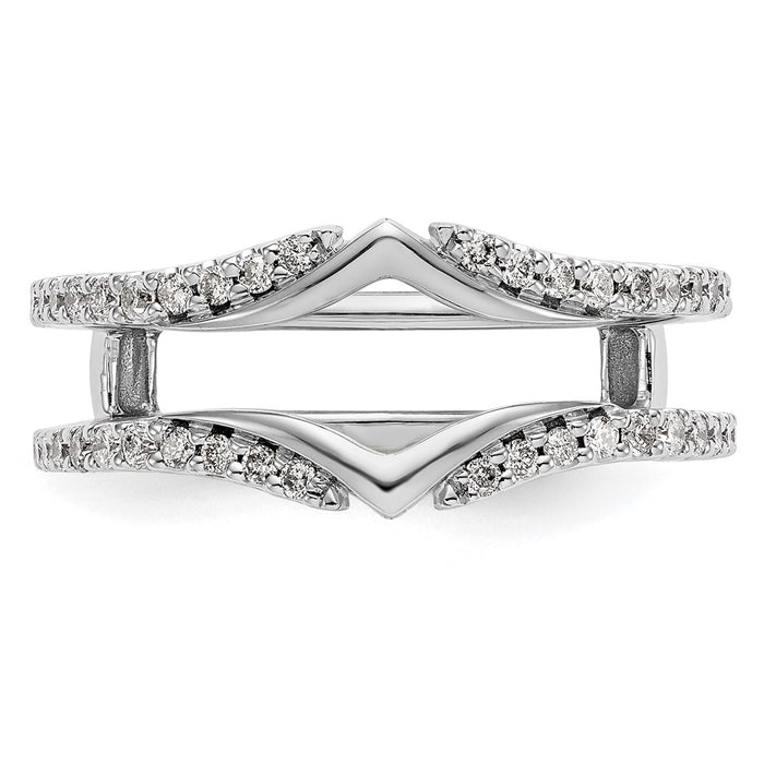 Buy 14K White Gold Diamond Ring Guard, 1/3 Carat Total Weight - Stylish Value!-4