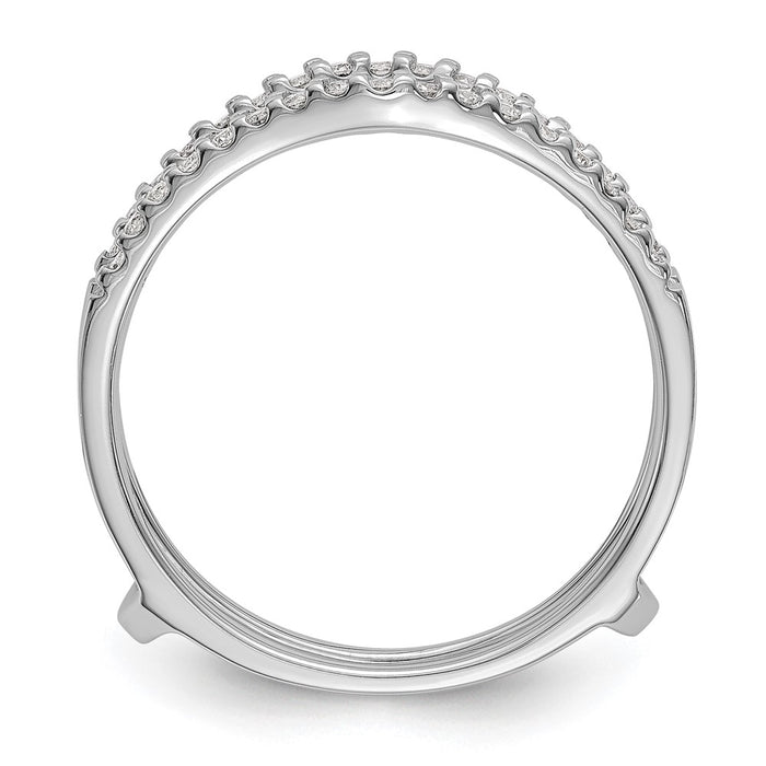 Buy 14K White Gold Diamond Full Ring Guard - 1/4 Carat Luxury Style!-2