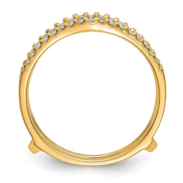 Exclusive 14K Yellow Gold Diamond Enhancer Ring - Stylish & Affordable Luxury-2