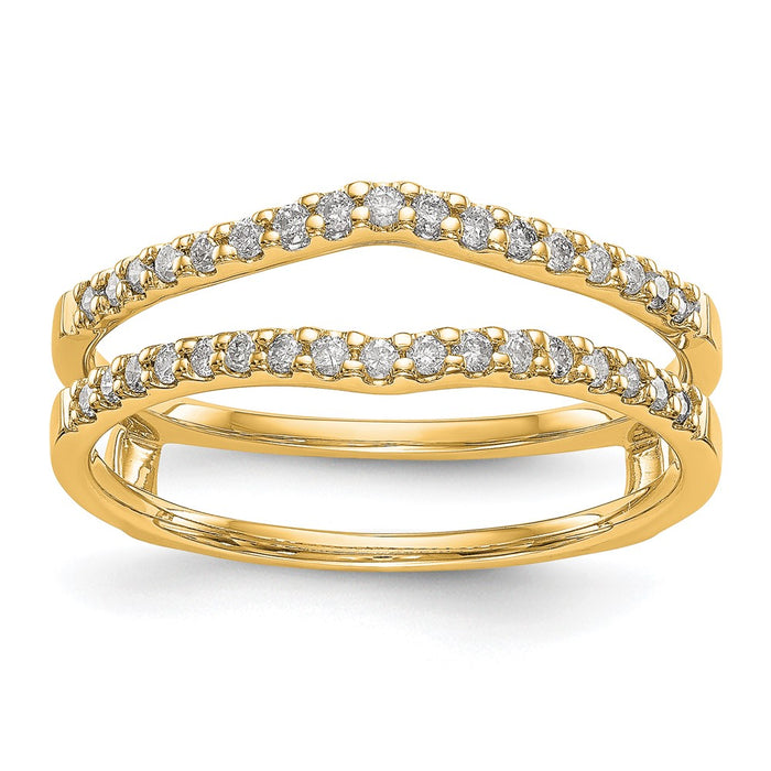 Exclusive 14K Yellow Gold Diamond Enhancer Ring - Stylish & Affordable Luxury-1