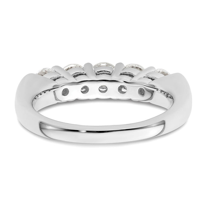 Buy Exclusive 14K White Gold 5-Stone Diamond Band - 1.25 Carats, Stylish Value-5