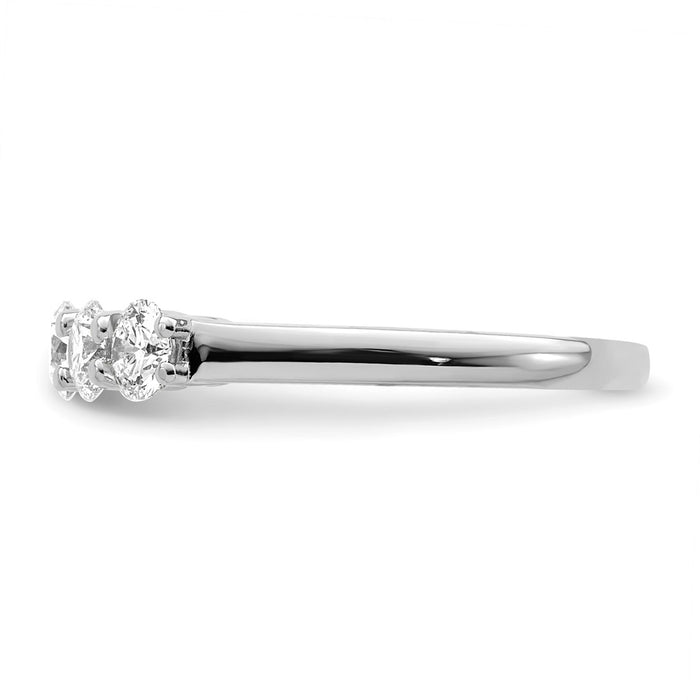 Order 14K White Gold 5-Stone Diamond Band Setting - Stylish & Affordable!-3
