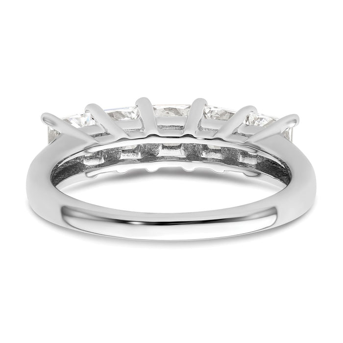Buy Exclusive 14K White Gold 5-Stone Diamond Band Setting (3.8mm) - Stylish Value-6