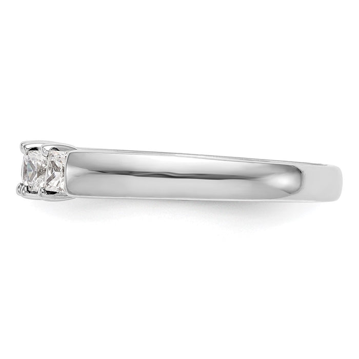 Buy Exclusive 14K White Gold 5-Stone Diamond Band Setting, Stylish & Affordable-4