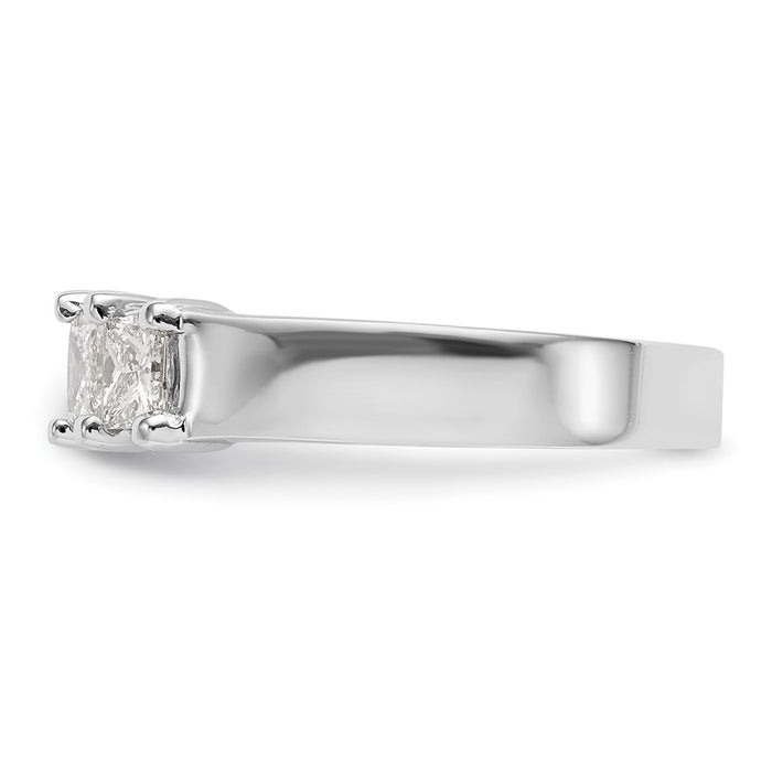 Exclusive 14K White Gold 5-Stone Diamond Band Setting - Stylish & Affordable!-3